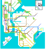 Subway Map 1987 (real)