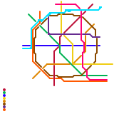 Metro Map for town in Cities Skyline (unknown)
