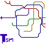 Tösoćan Metro Map (unknown)