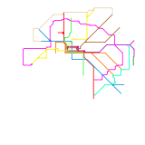 Melbourne Train Map (speculative)