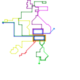 Tilburg bus map (real)