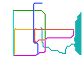 Houston City Metro Map (speculative)