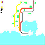 Wellington, New Zealand Metro Map (speculative)