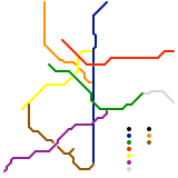 Linha 53 cianinho do metrô de São paulo
