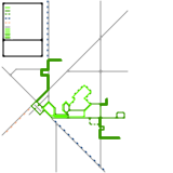 Slippery Rock Happy Bus Network (real)