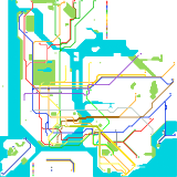 New York City (attempt to make a line-by-line map) (real)