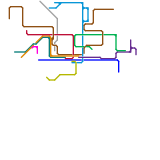 Hong Kong MTR map  (speculative)