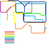 Grand Central City Subway Map