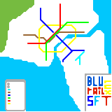Snow Fall city’s metro system map  (unknown)
