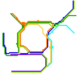 Bathwick Somerest Tram Lines map (unknown)