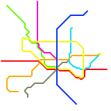 Ideal Expansion of the Bucharest Metro (speculative)