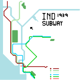 1940 Subway Map