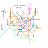 London Tube Map with Suggested South Extensions and National Rail