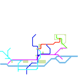 Plan du métro de Wimborne 2022