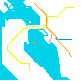 San Francisco BART Simplyfied (there were too many lines!)  (speculative)