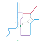 Kolkata Metro Map (real)